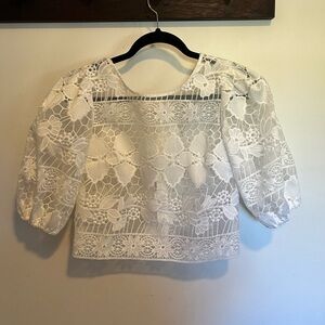 Topshop Lace Shirt/Blouse